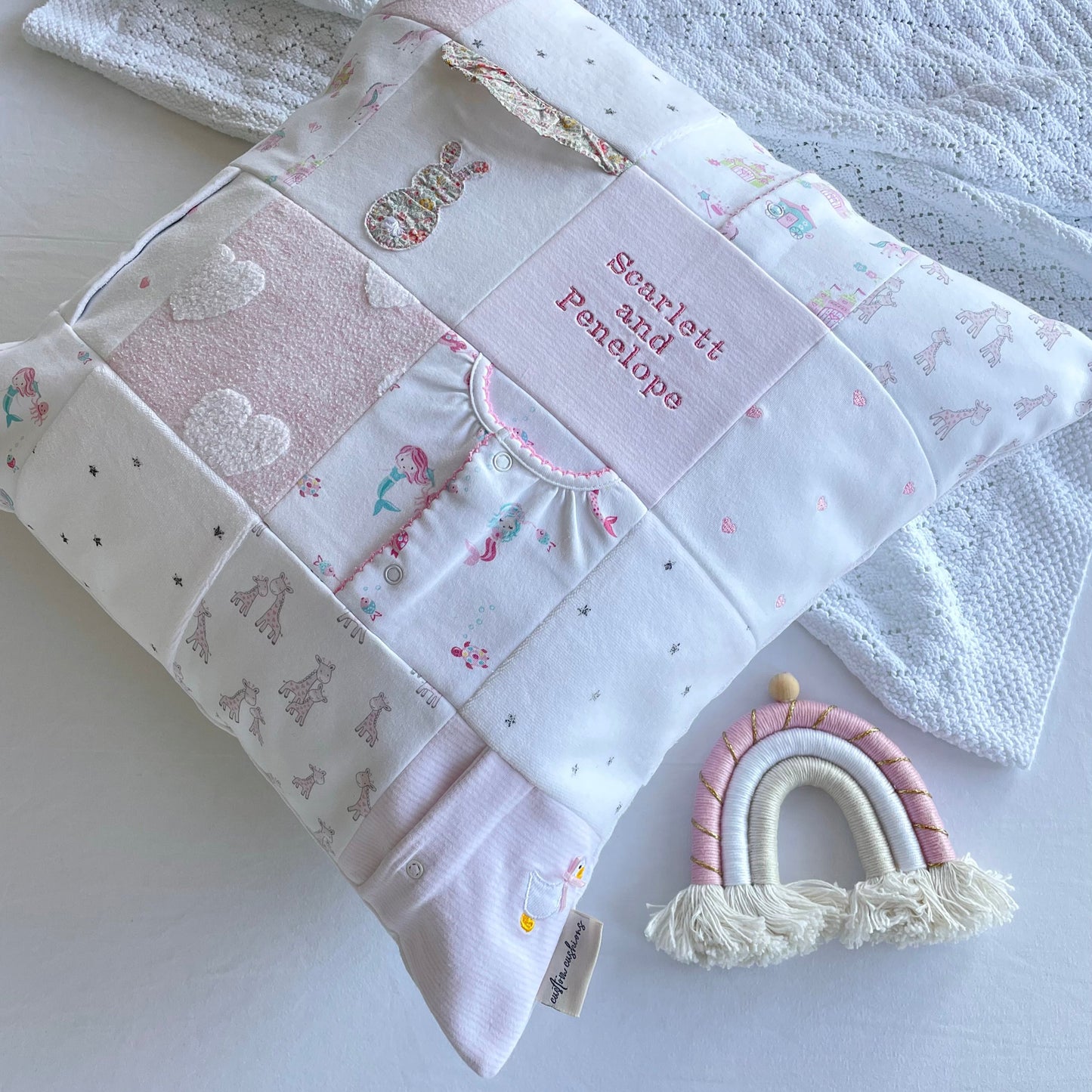 The Patchwork Memory Cushion.