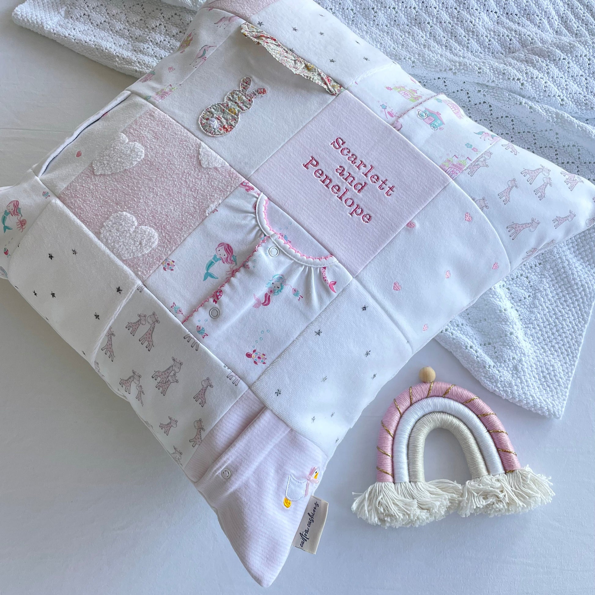 The Patchwork Memory Cushion.