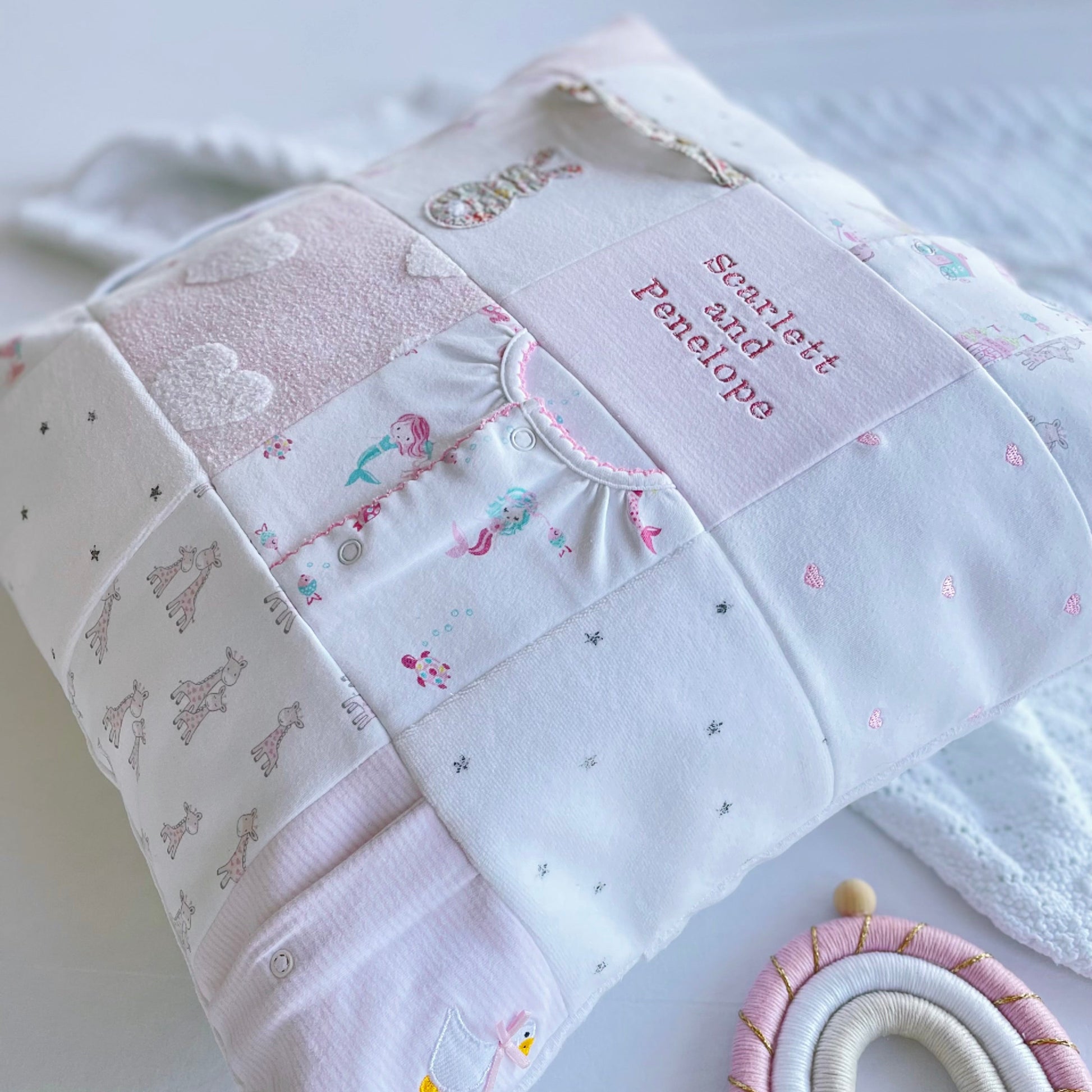 The Patchwork Memory Cushion.